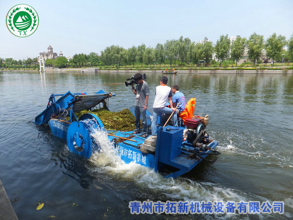 销往台儿庄割草船【cctv专访】